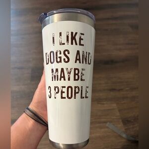 Dogs travel tumbler